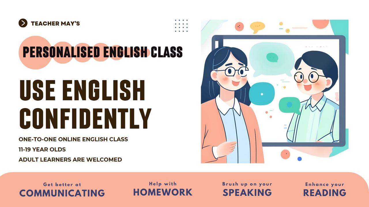 Inglis Class 1-to-1 Online English Class | Stageo